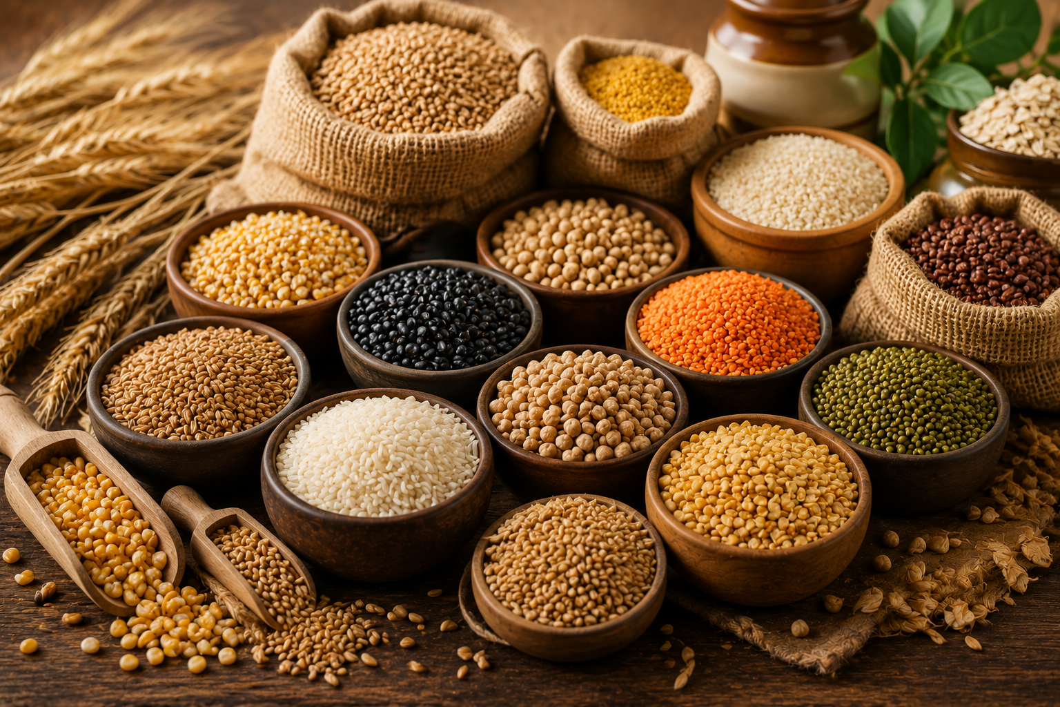 Grains and Pulses