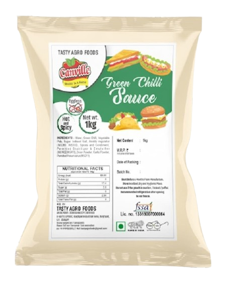 Green Chilli Sauce (Pouch)